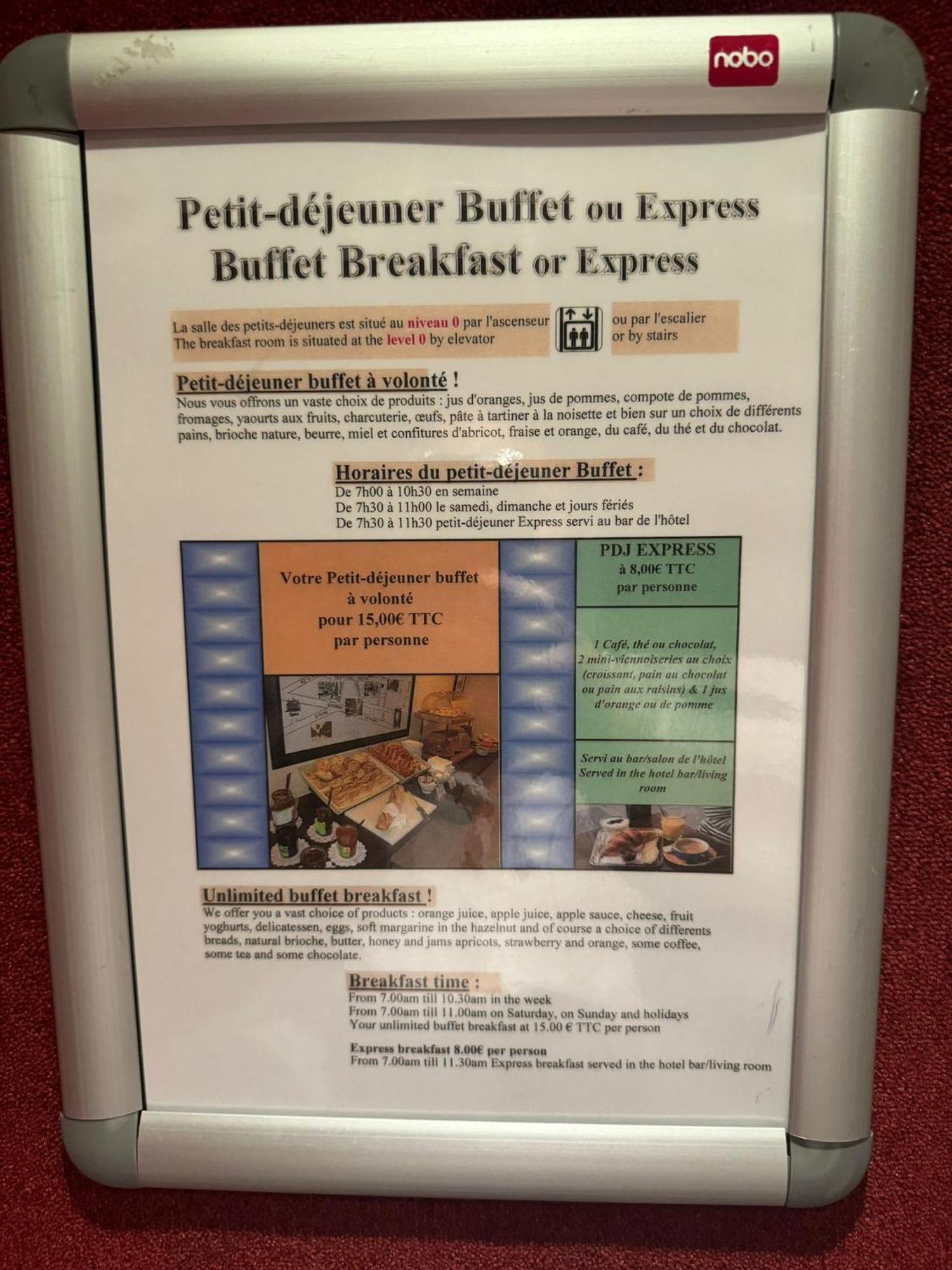 Hotel Pax Opera Paris Bagian luar foto